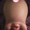 Simulated male breast masturbation device