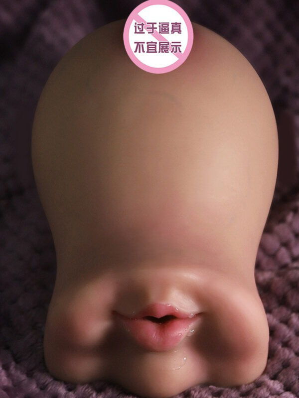 Simulated male breast masturbation device