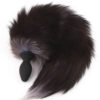 Fox fur anal plug