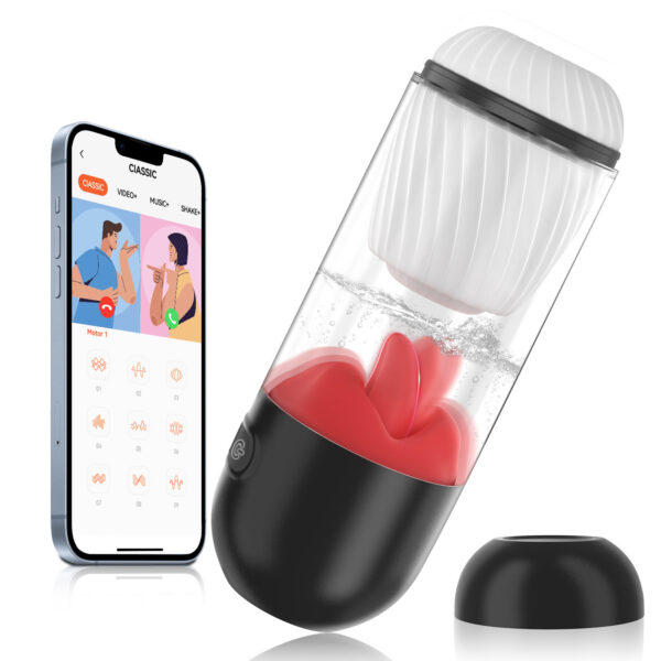 The APP controls the masturbation device